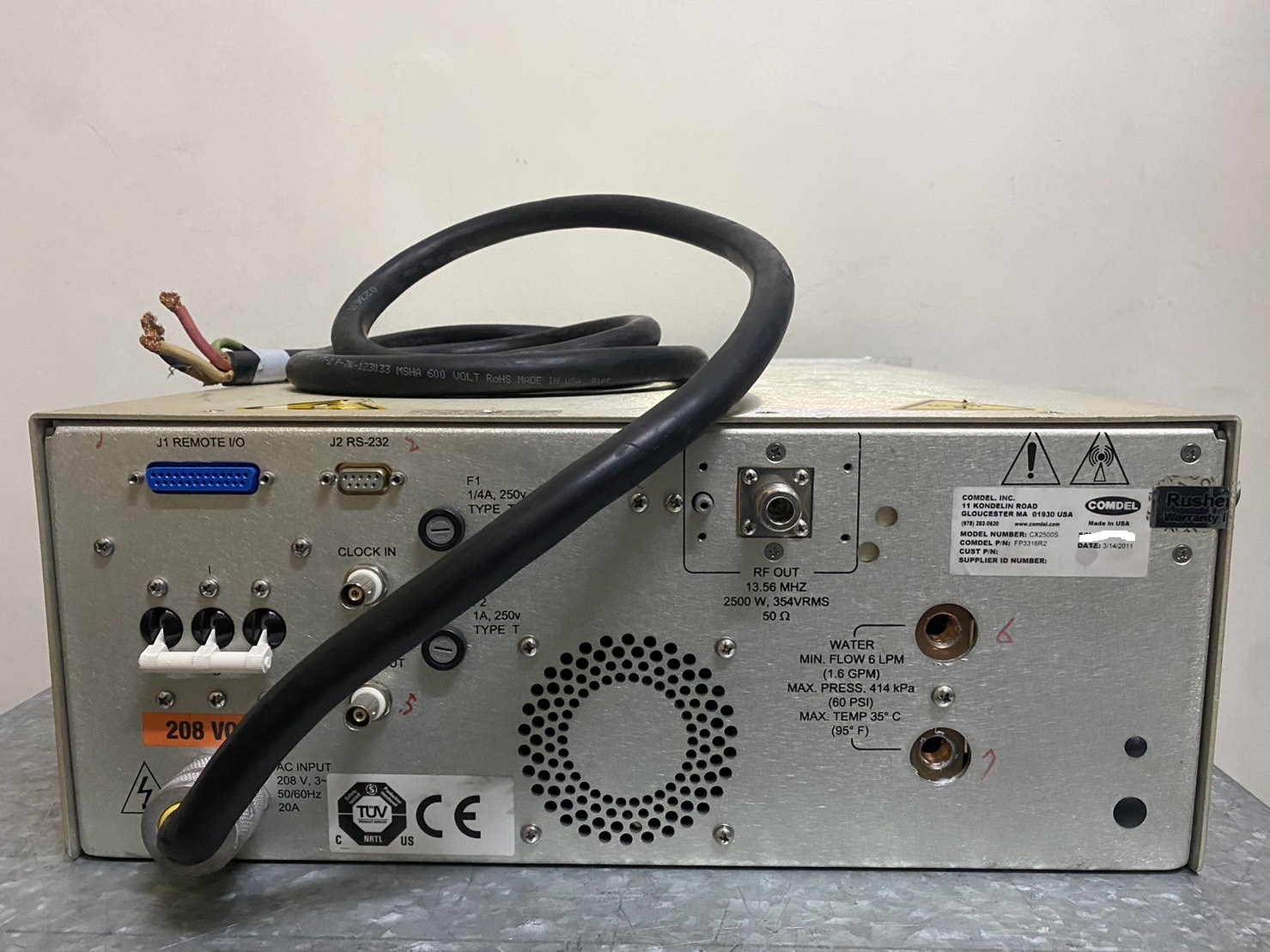 COMDEL.CX2500S.瑞昫科技.RF GENERATOR